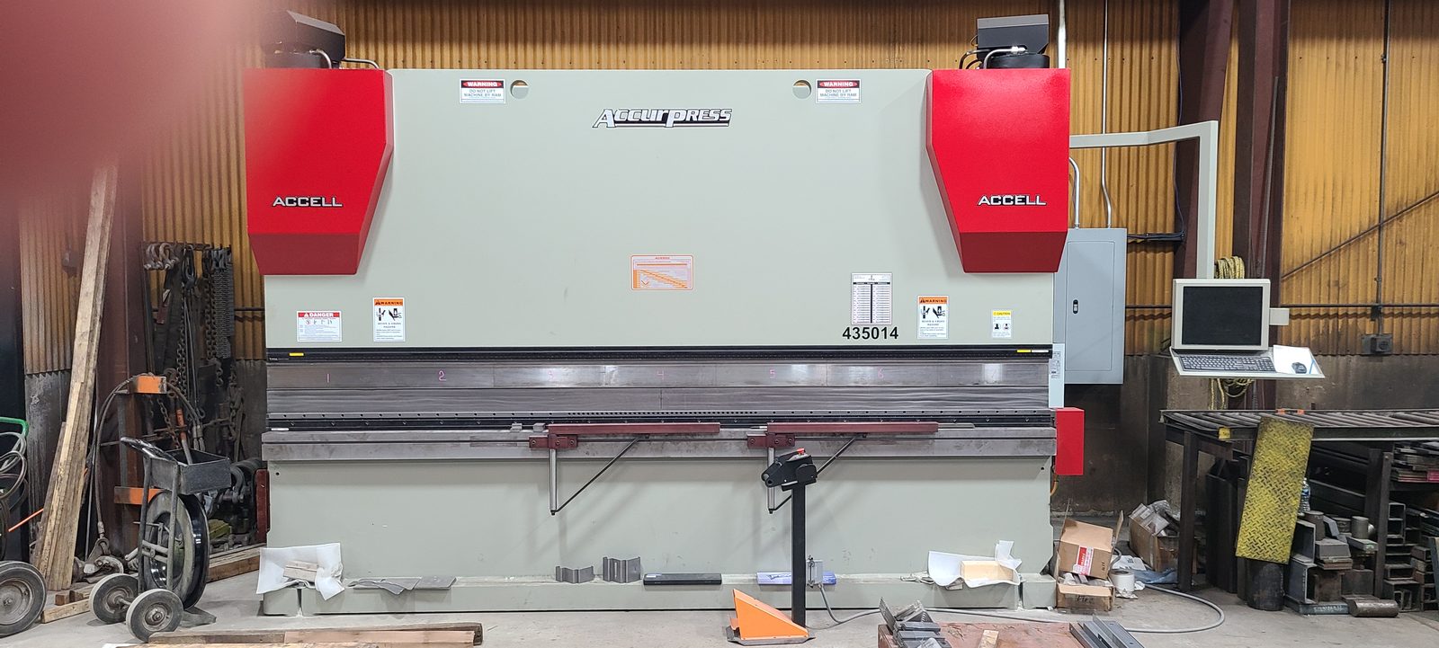 Accurpress 350 ton CNC press brake