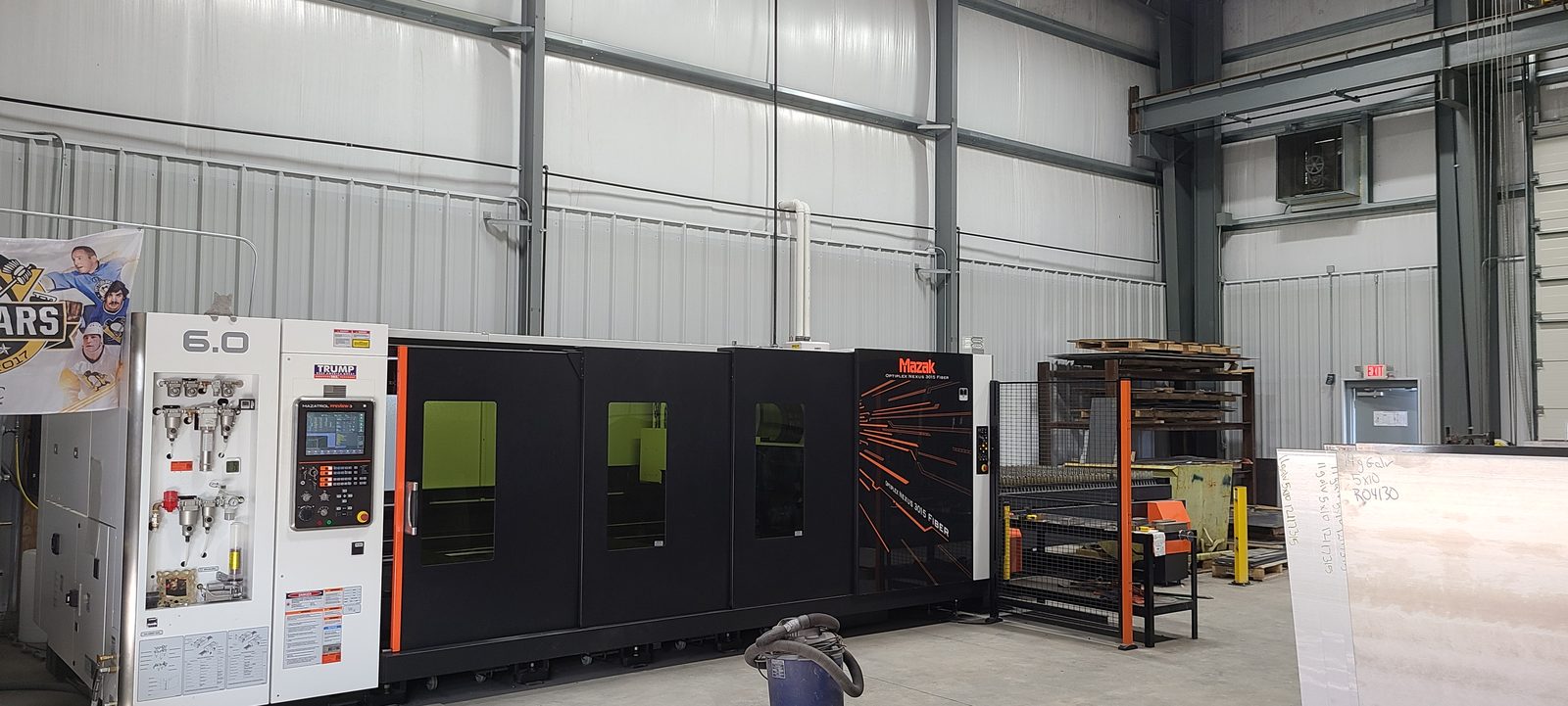 Mazak Optiplex 3015 6kW fiber laser